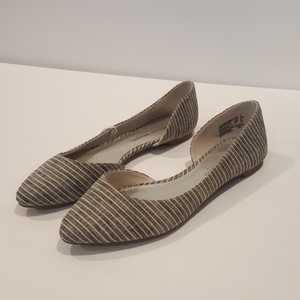 NWT Christian Siriano | Striped Flats